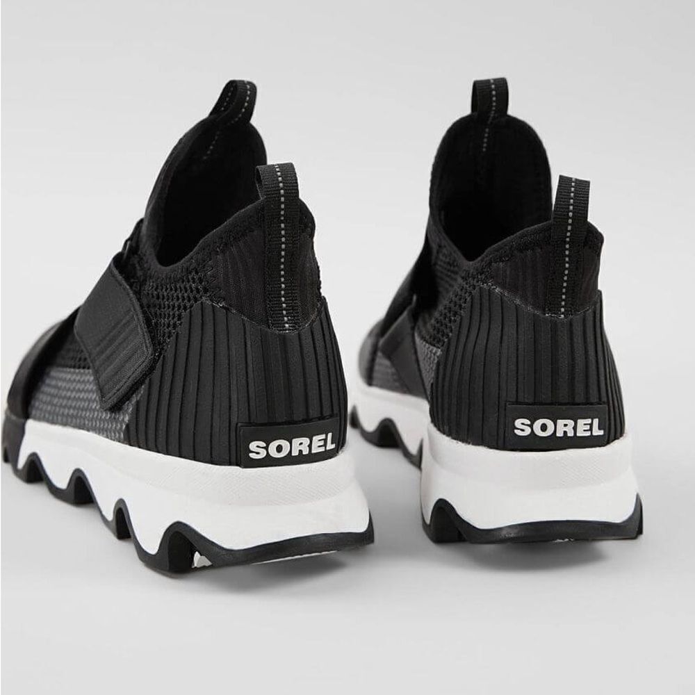 ✨Sorel Kinetic Black Mesh Front Strap High Top Athletic Sz 8.5 Sneakers✨ - Picture 10 of 10